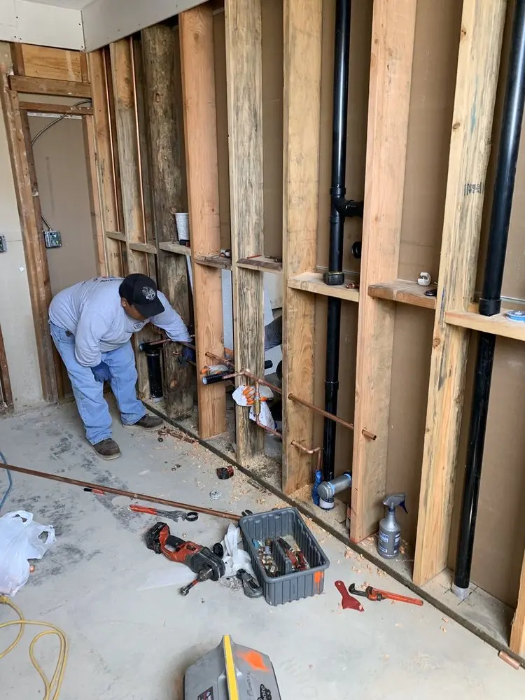Commercial rough-in plumbing for Gas Line Repair in Aspenwood